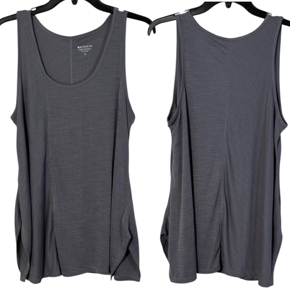 Athleta Women's Sleeveless Gray Tank Top